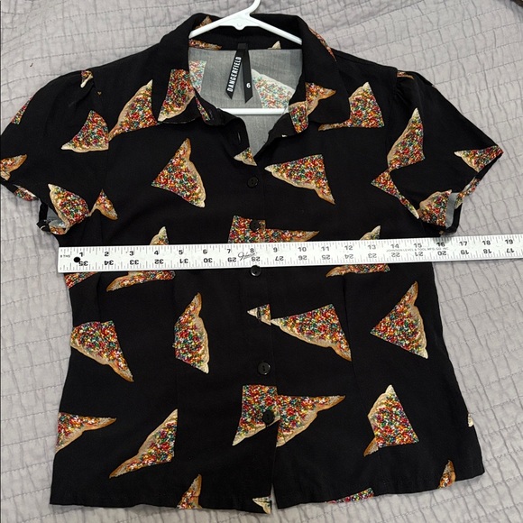 Dangerfield Modcloth Making that Fairy Bread Button up Top Toast - Picture 7 of 8